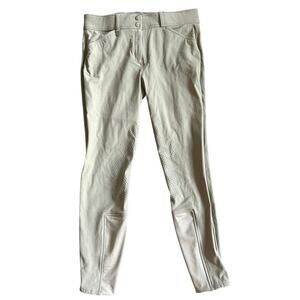 Horze Women's Grand Prix Horseback Riding Silicone Knee Patch Breeches Size 30